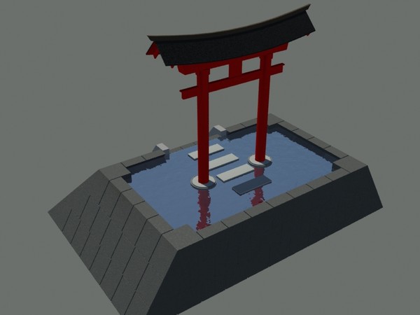 japanese torii gate fantasy max free - Japanese Torii Gate by TheMadAsylum